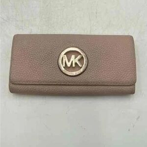 Michael Kors Brown Wallet with Gold Logo